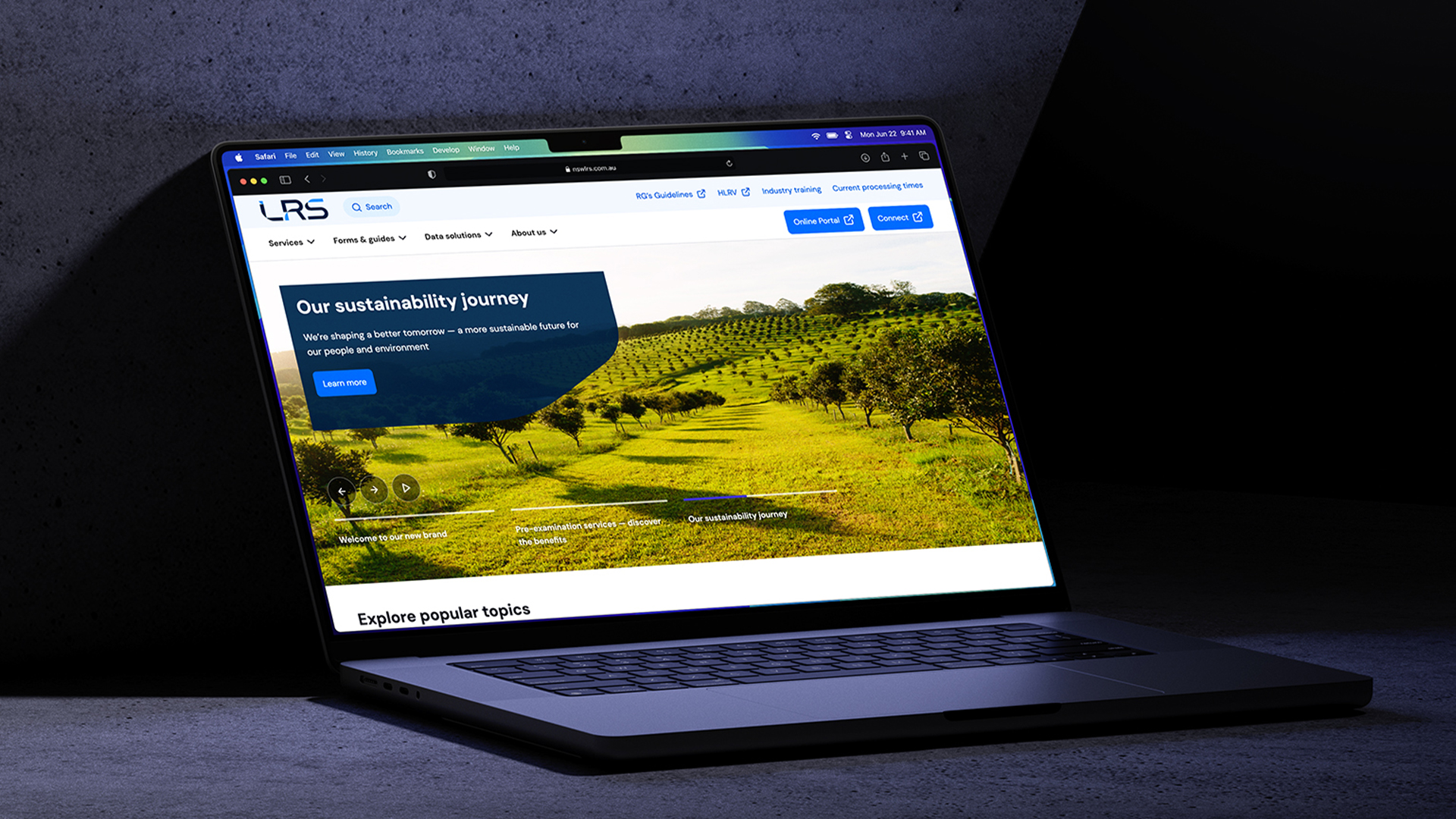 Genopbygning af en regeringswebside fra bunden