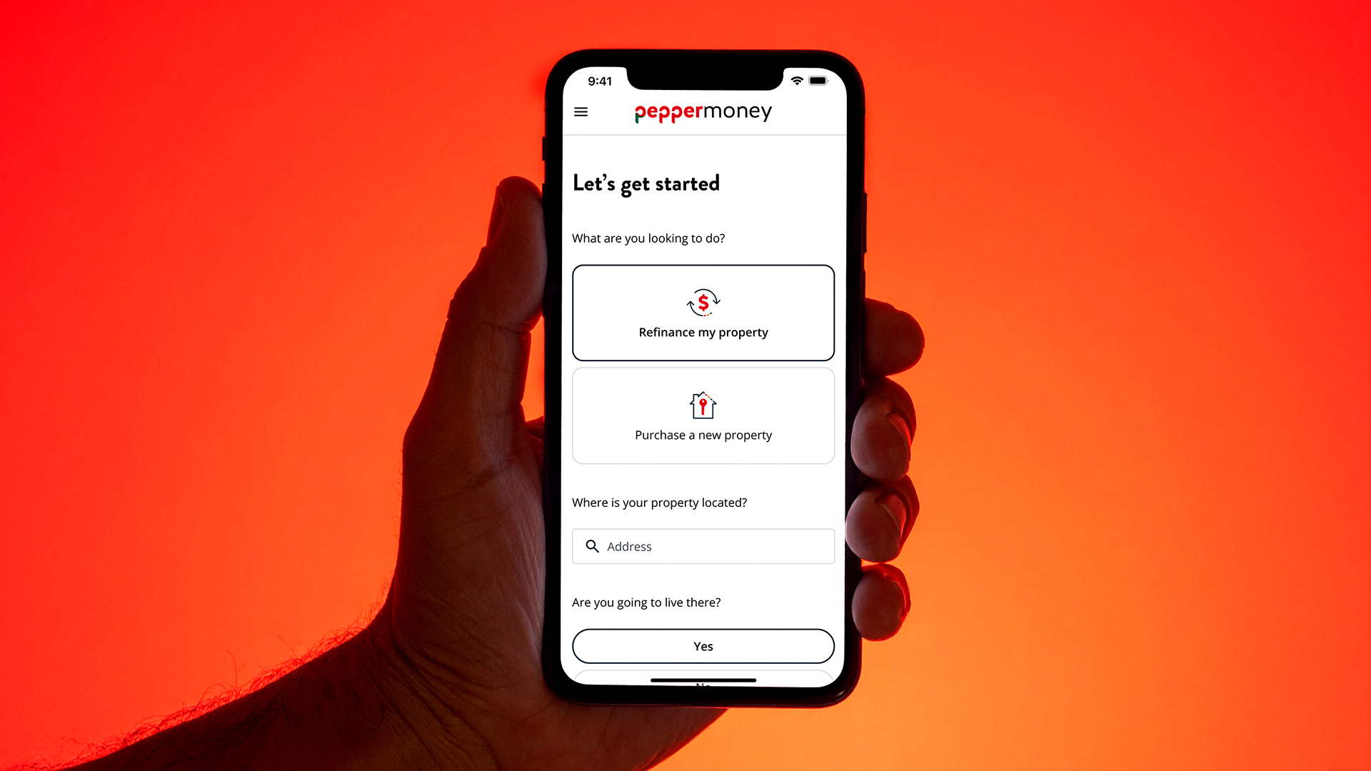 Conception du premier prêt hypothécaire numérique de Pepper Money hero 3