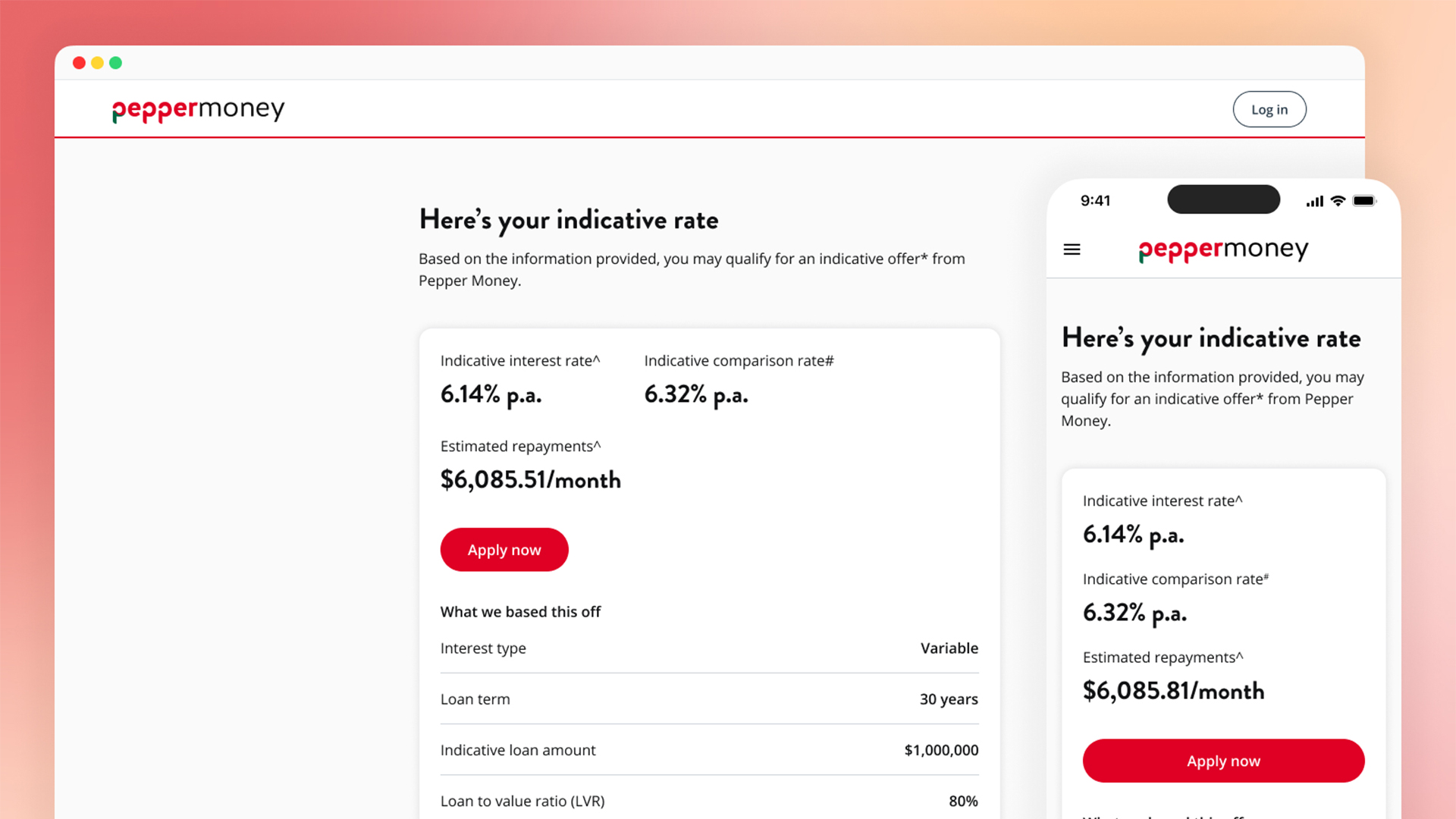 Conception du premier prêt hypothécaire numérique de Pepper Money hero 4